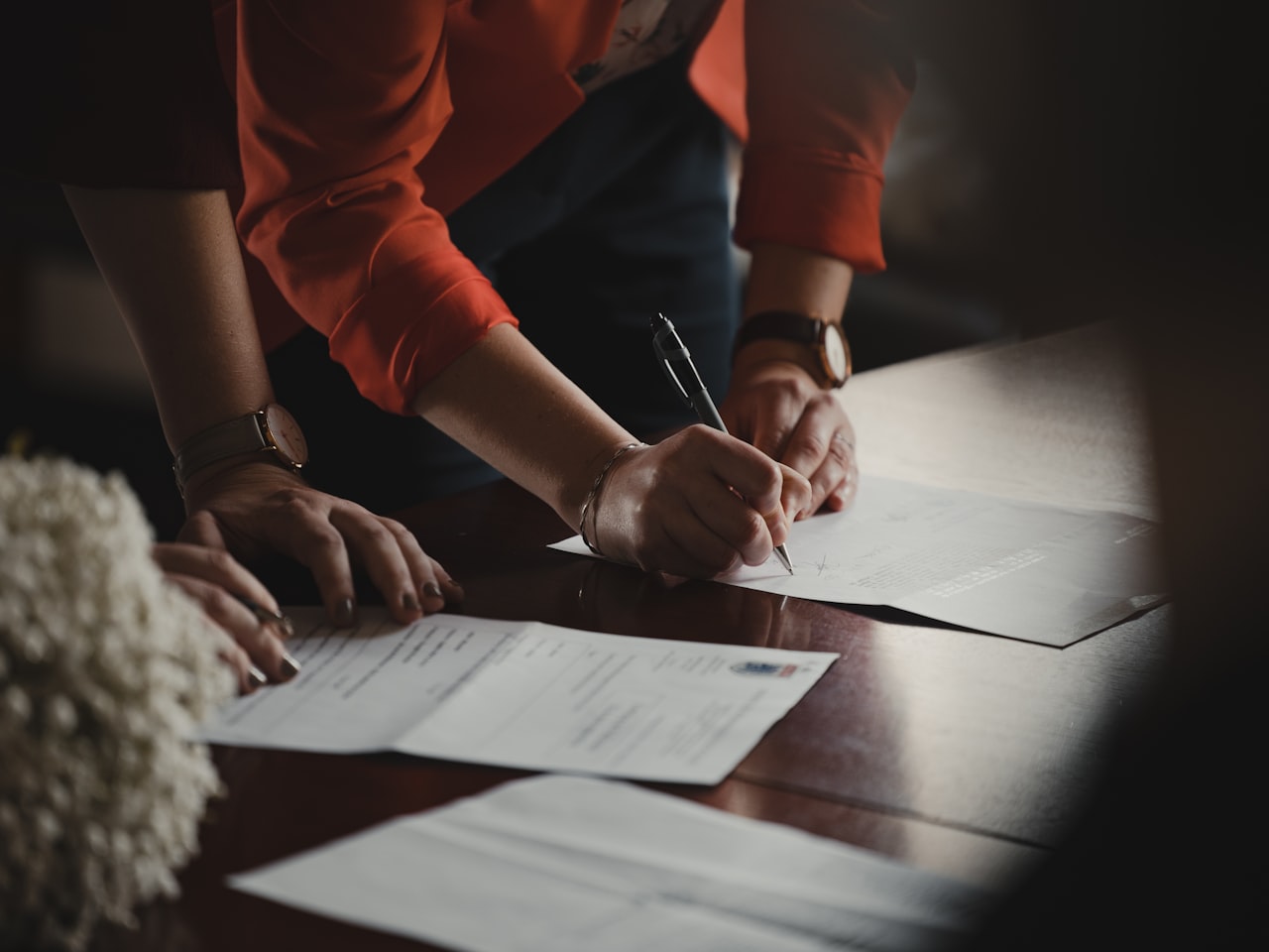 Completing court paperwork to modify an order